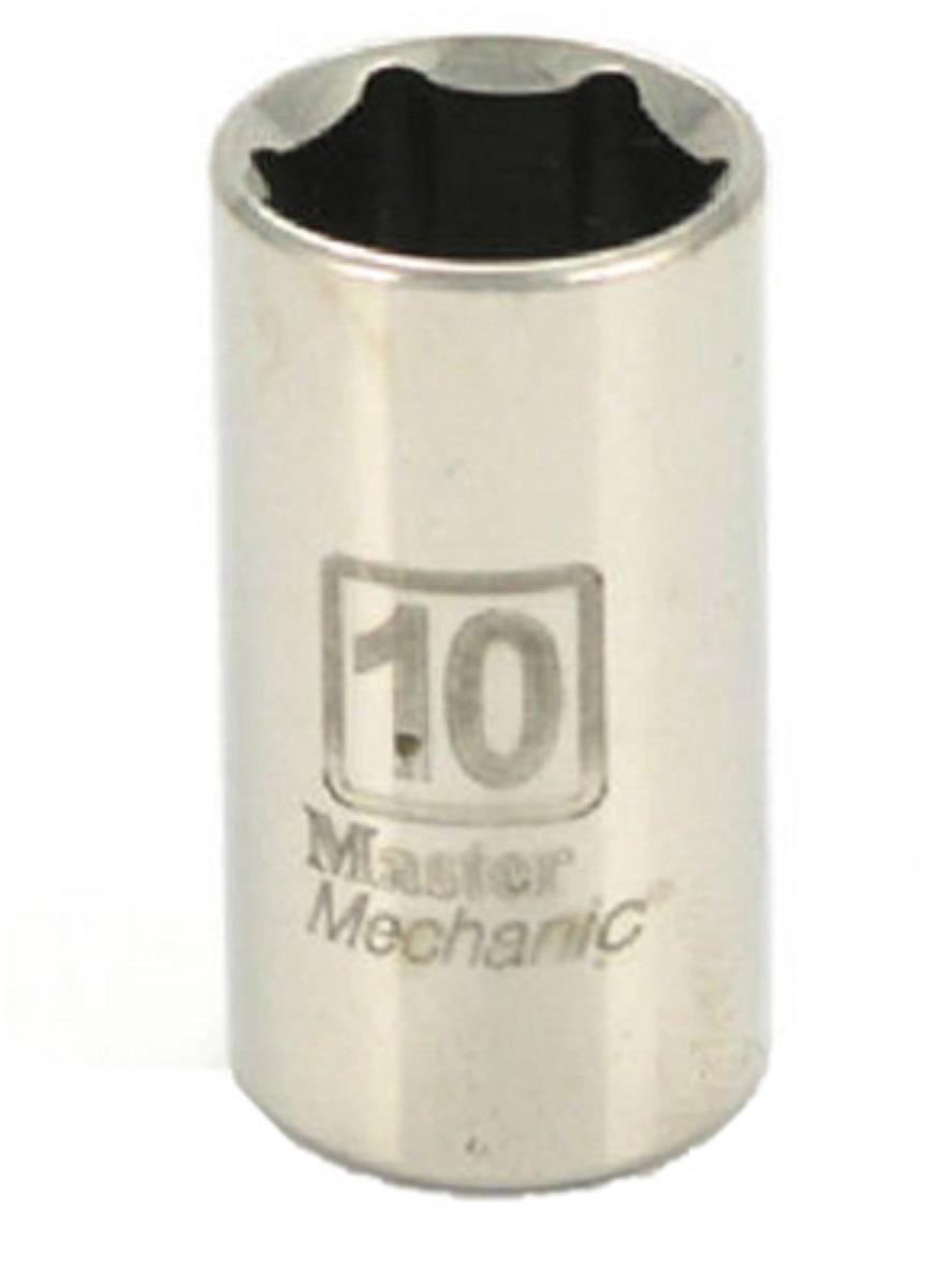 0.25 in. Drive Master Mechanic 6 Point 10 mm Shallow Socket
