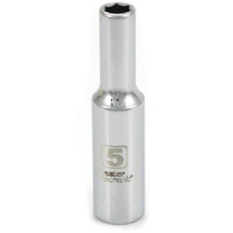0.25 in. Drive Master Mechanic 5 mm Deep Well Socket