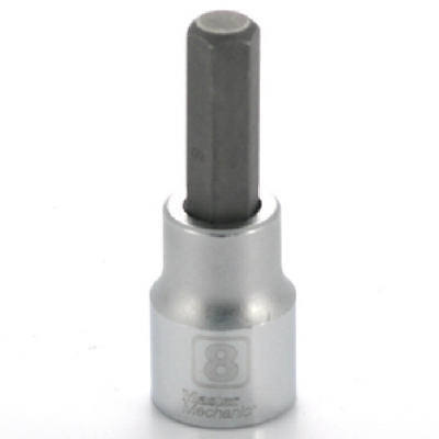 518586 0.38 in. Drive Master Mechanic 8 mm Hex Bit Socket