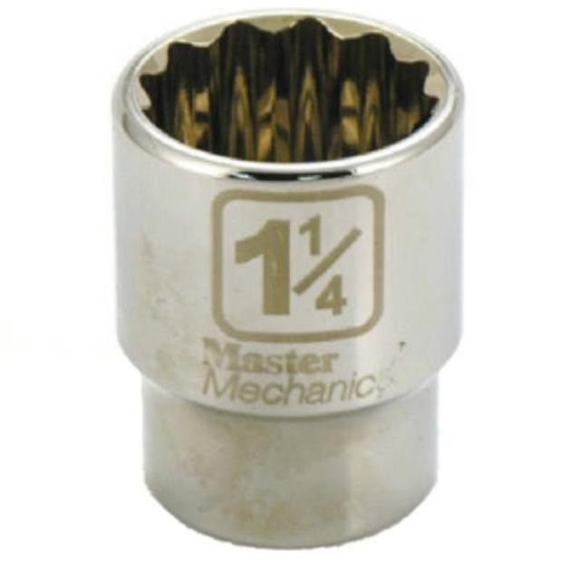 351833 0.75 in. Drive Master Mechanic 1.25 in. 12 Point Socket