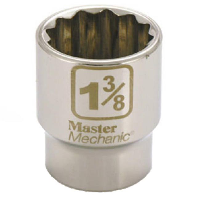 0.75 in. Drive Master Mechanic 1.38 in. 12 Point Socket