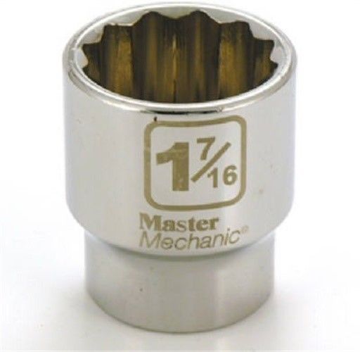 356758 0.75 in. Drive Master Mechanic 0.44 in. 12 Point Socket