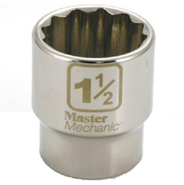 0.75 in. Drive Master Mechanic 1.5 in. 12 Point Socket