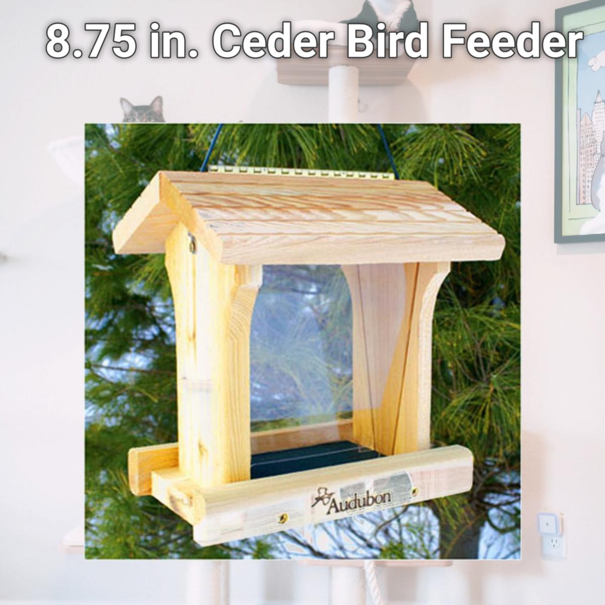 Picture of Woodlink 143296 8.75 in. Ceder Bird Feeder