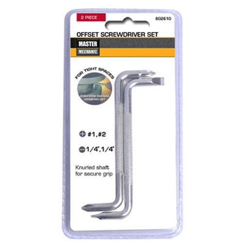 Master Mechanic Soft Grip Screwdriver Set - 2 Per Pack