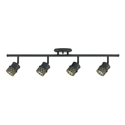 Picture of Globe Electric 216846 4-Light Champagne Halogen Track Lighting Bar