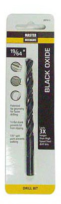 Picture of Disston 287612 0.29 x 4.37 in. Master Mechanic Oxide Drill Bit - Black