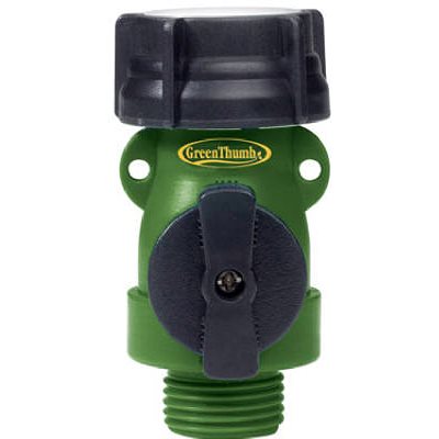 Green Thumb Single Premium Full-Flow Hose Connector, Poly