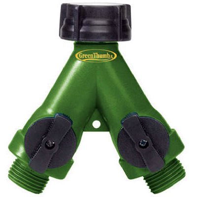 Green Thumb Premium 2-Way Full-Flow Manifold, Poly