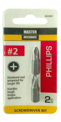 Picture of Disston 442442 No.2 Phillips Master Mechanic Insert Bit - Pack of 2
