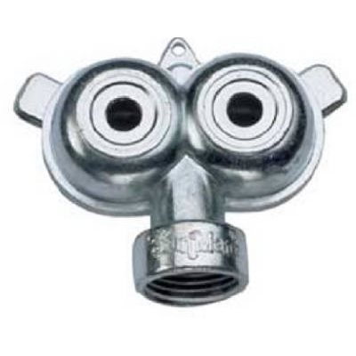 Green Thumb Zinc Twin-Circle Spray Sprinkler