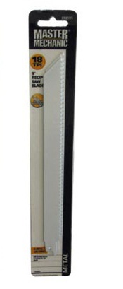 9 in. Master Mechanic Reciprocating Saw Blade  18 Tooth -  Pack of 5