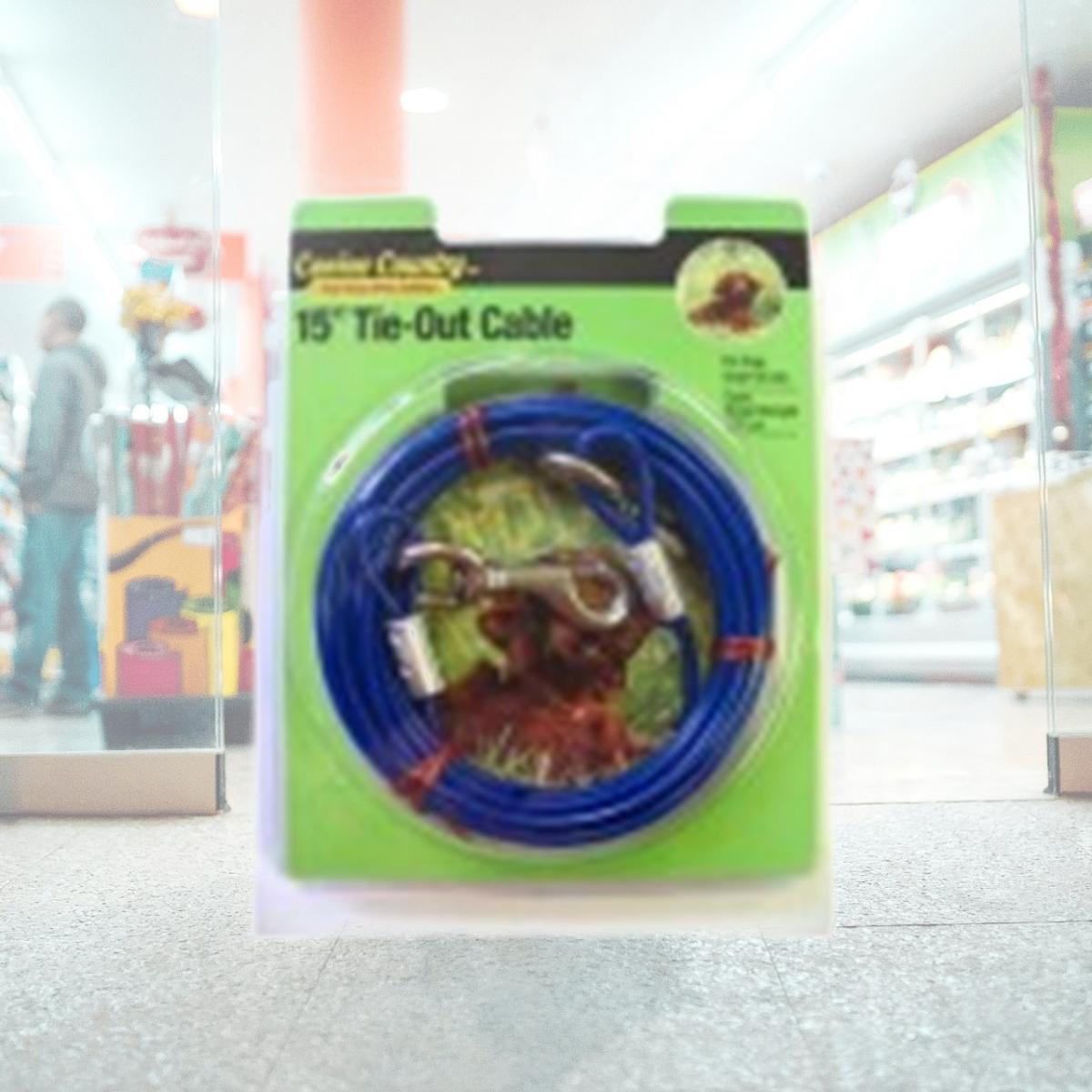 Picture of Westminster Pet Products 223852 15 ft. Pet Expert Light Weight Tie-Out Cable for Dogs, Blue