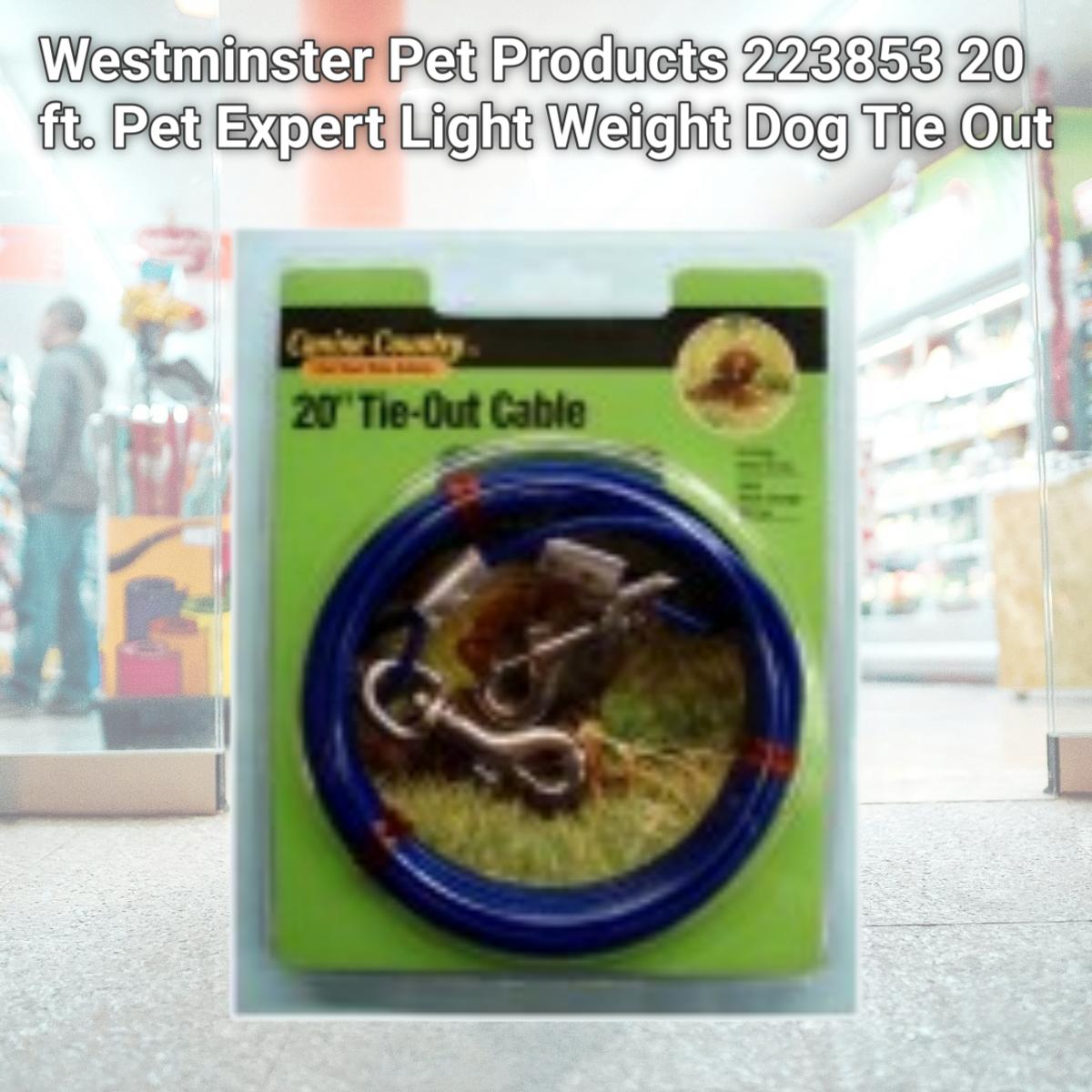 Picture of Westminster Pet Products 223853 20 ft. Pet Expert Light Weight Dog Tie Out