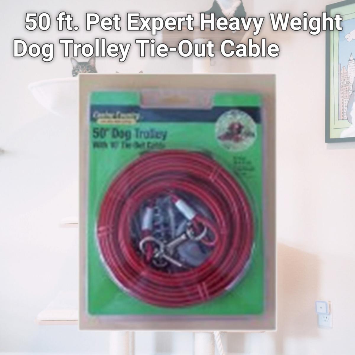 Picture of Westminster Pet Products 223858 50 ft. Pet Expert Heavy Weight Dog Trolley Tie-Out Cable