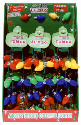 Picture of DM Merchandising 222100 Jumbo Christmas Light Flash, Necklaces
