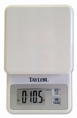 Picture of Taylor Precision Products 220790 Compact Digital Kitchen Scale&#44; White