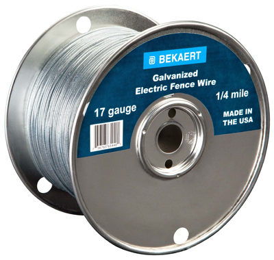 Picture of Bekaert 210348 0.25 Mile Electric Fence Wire - 17 Gauge