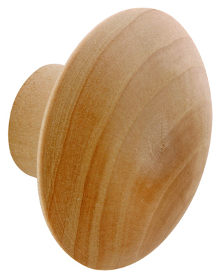 1.75 in. Hard Wood Knob - 2 Per Pack