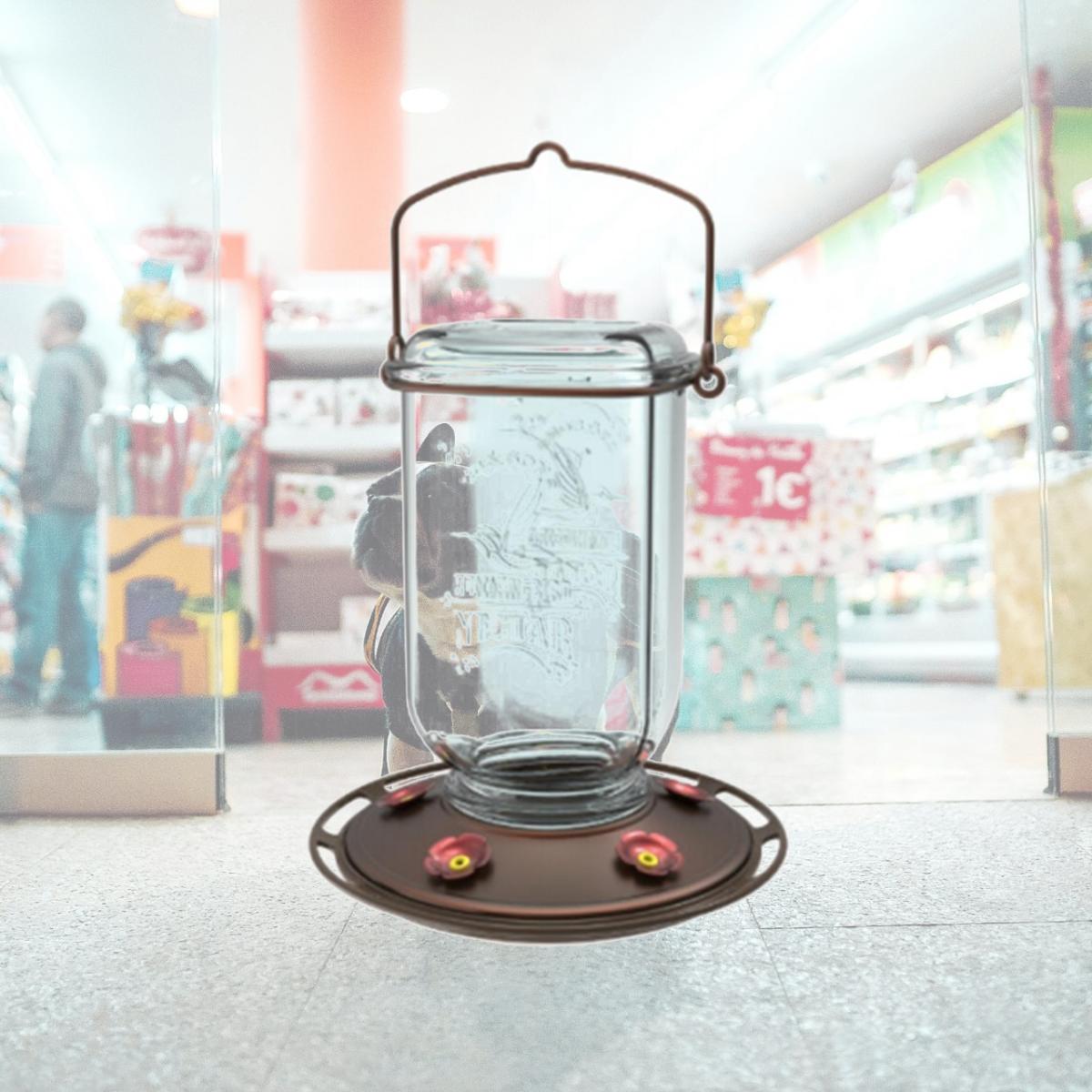 Picture of Classic Brands 213385 Hummingbird Feeder - Clear Mason Jar