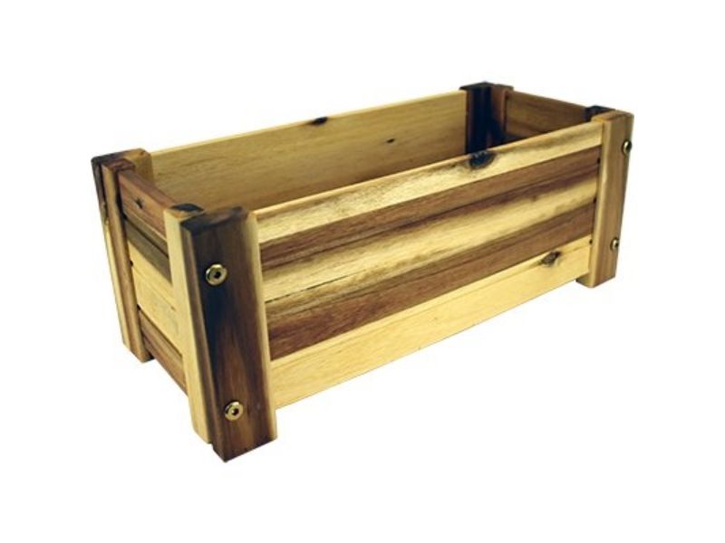 212843 16 x 7 in. Rectangle Wood Planter