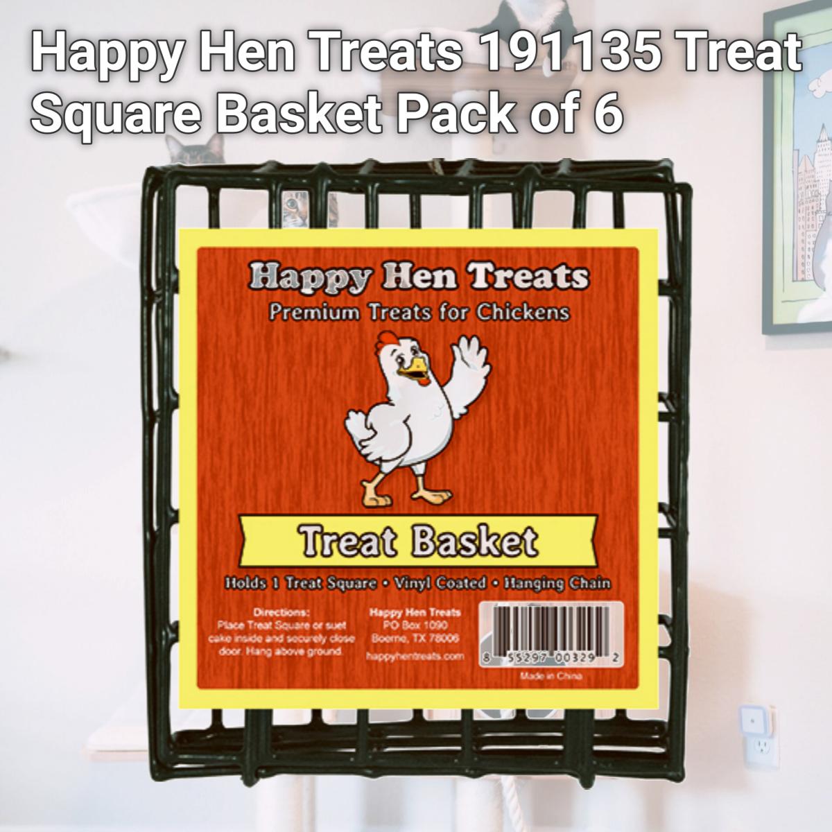 Picture of Happy Hen Treats 191135 Treat Square Basket Pack of 6