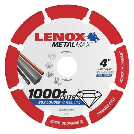 220861 4 x .62 in. Diamond Cut-off Wheel