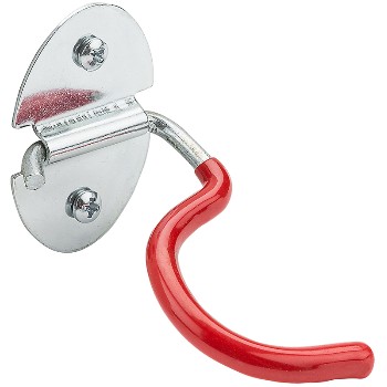 Coated Broom & Tool Holder, Red Vinyl
