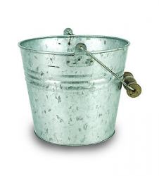 6 in. Galvanized Banded Planter
