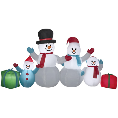 Picture of Gemmy Industries 222770 9 x 4 ft. Inflatable Snowman Family