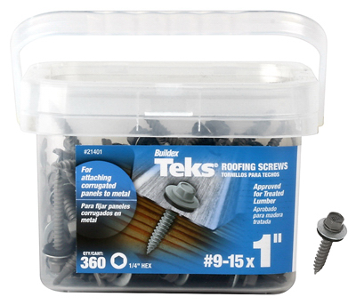 9 x 1 in. Roofing Screws