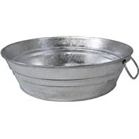 Picture of Behrens 230890 2 qt Low Round Flat Tub&#44; Silver