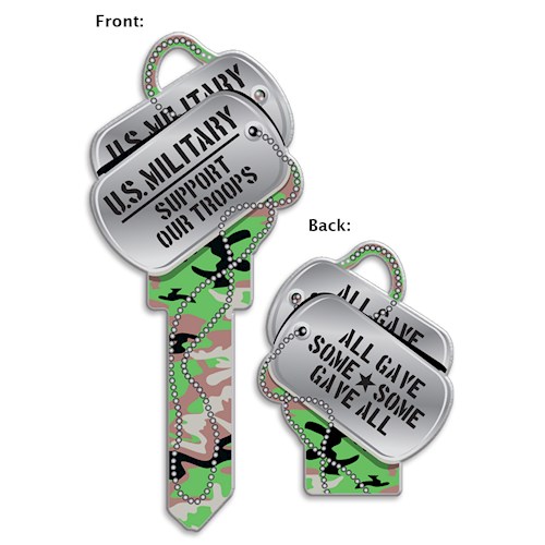 Picture of Lucky Line 232136 KW1 Dog Tags Key Blank