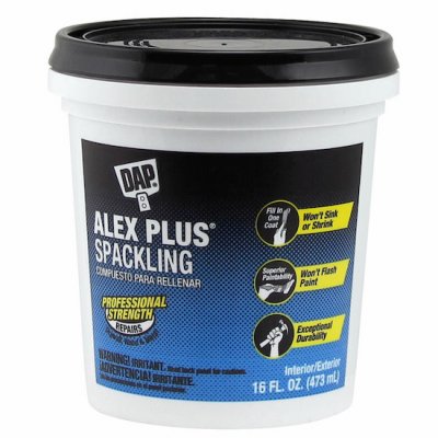 Professional Strength Alex Plus Spackling, White - 16 oz.
