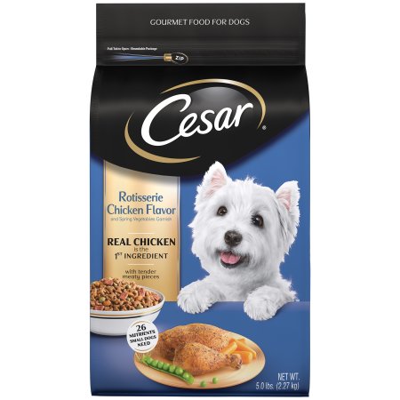Picture of Cesar 233243 5 lbs Rotisserie Chicken Flavor Dog Food