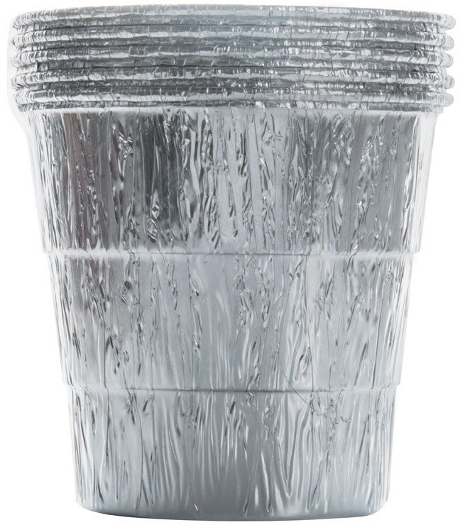 Bucket Liners - Aluminum - Pack of 5 - Easy Cleanup Solution