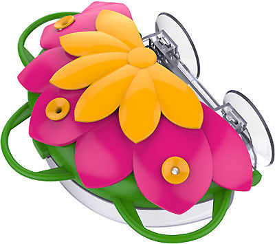 Picture of Natures Way Bird Products 228199 3 Port Window Flower Hummingbird Feeder  Honeysuckle
