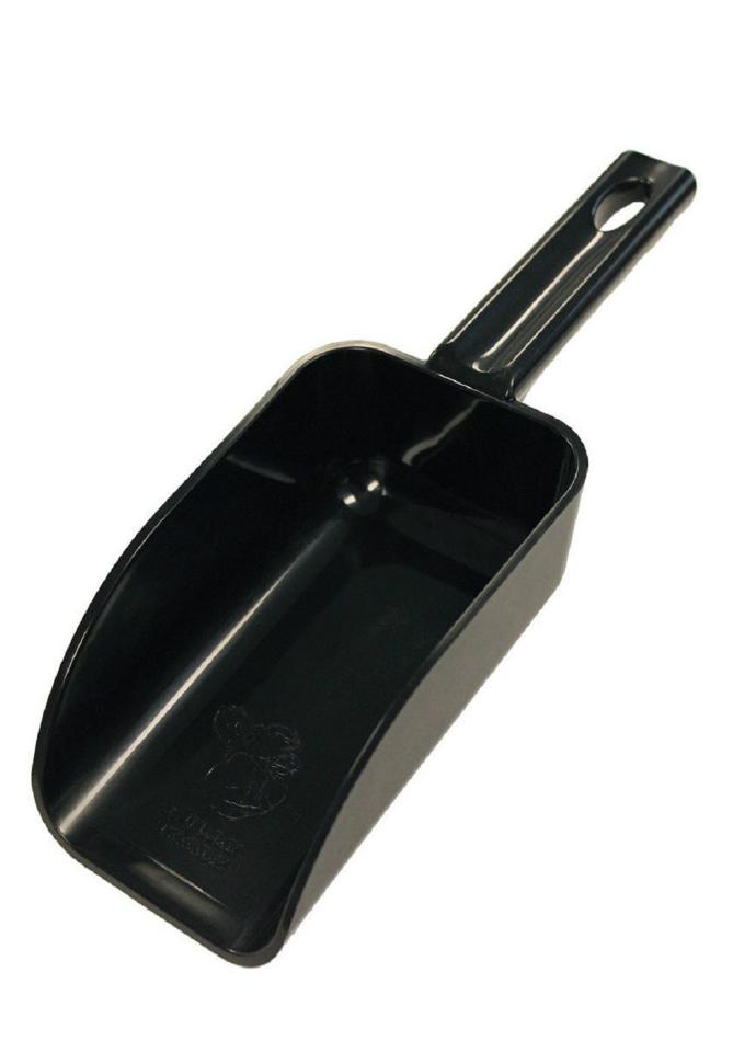 227588 3.5 in. Poly Hand Scoop - Black, Small
