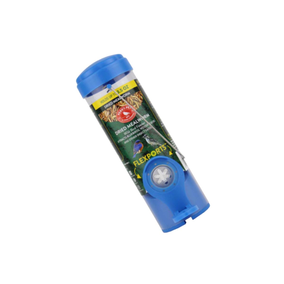 Picture of Woodstream 228268 2 Port Dried Mealworm Tube Bird Feeder