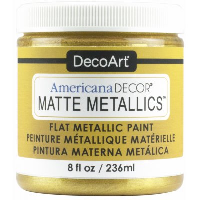Picture of Deco Art 233837 8 oz Matte Metallic Craft Paint - Gold