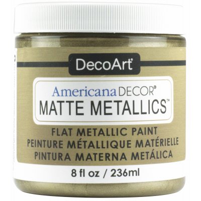 Picture of Deco Art 233843 8 oz Matte Metallic Craft Paint - Champagne Pack of 3