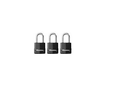 Picture of Master Lock 809184 1-0.75 in. Covered All-Weather Key Alike Padlock - Pack of 3