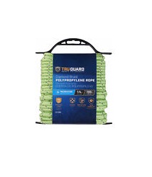 0.25 in. x 100 ft. Tru Gaurd Ref Rope, Lime