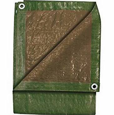 6 x 24 ft. Tru Gaurd Wood or Wooden Tarp, Green & Brown