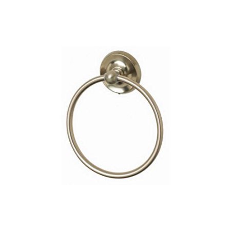 Home Point Round Towel Ring, Nickel