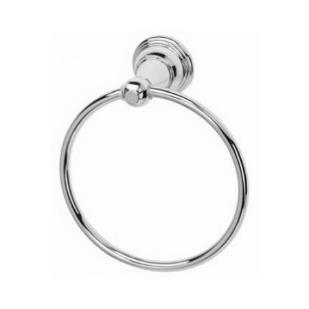 Home Point Vint Towel Ring, Chrome
