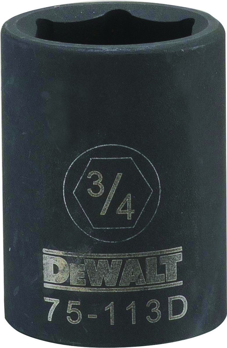 DEWALT 1/2 Drive X 3/4 6PT Standard Impact Socket - DWMT75113OSP