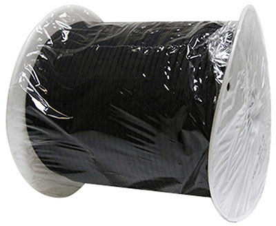 0.15 in. x 400 ft. Black Paracord