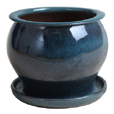 4 in. Studio Pot - Aqua Blue