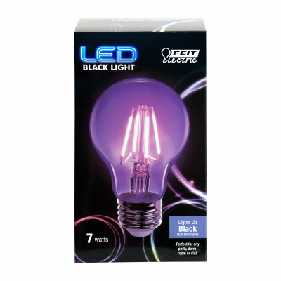 7W Filament Black Light LED Bulb